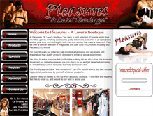 Tablet Screenshot of pleasuresoflacrosse.com